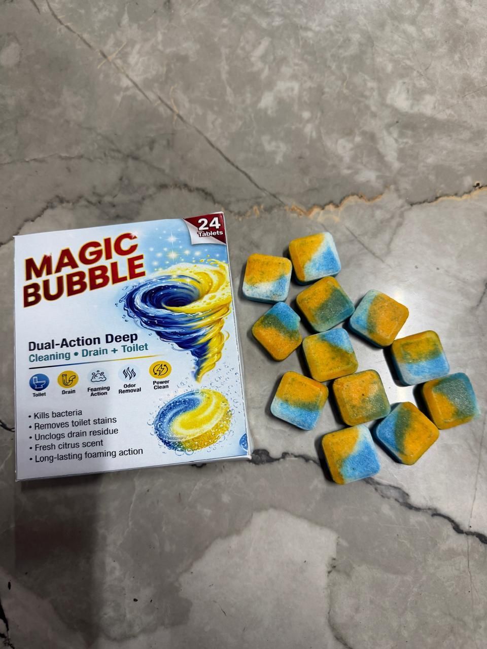 Magic Bubble Toilet Cleaning Tablets
