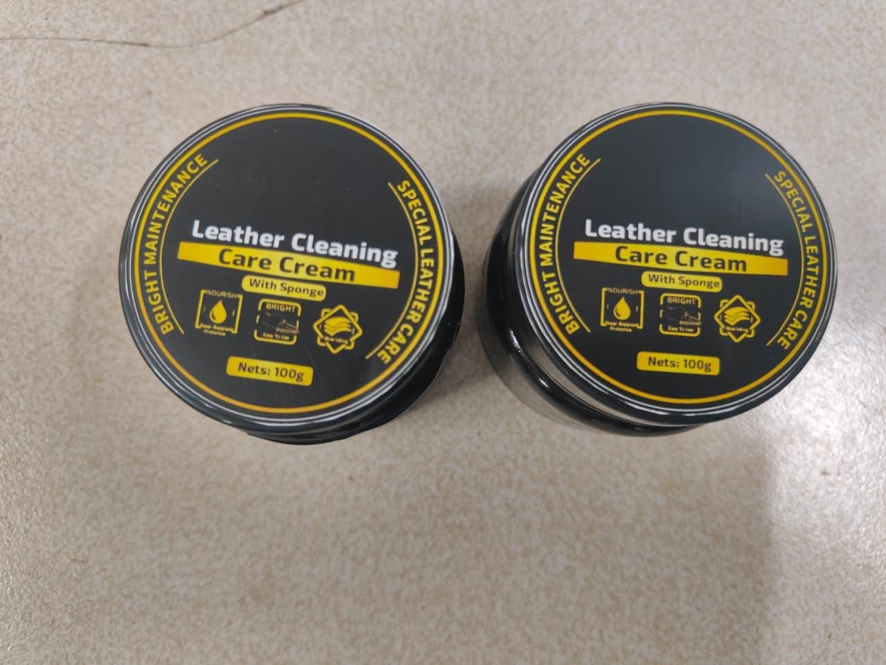 Leather Care & Cleaning Cream 100gm each (Pack of 2)