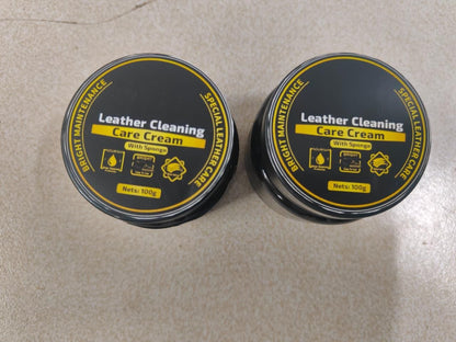 Leather Care & Cleaning Cream 100gm each (Pack of 2)
