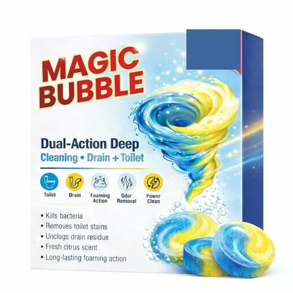 Magic Bubble Toilet Cleaning Tablets