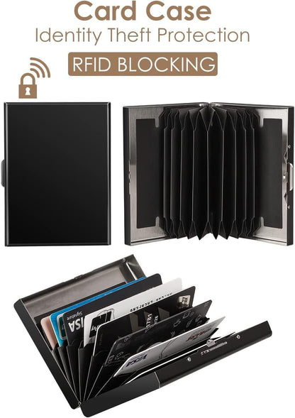Passport Cover & Metal Card Holder(Combo)