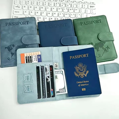 Passport Cover & Metal Card Holder(Combo)