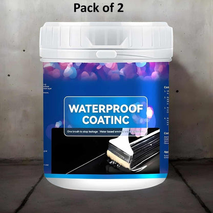 Waterproof Multi-Purpose Polyurethane Coating 400 ml each Pack of 2