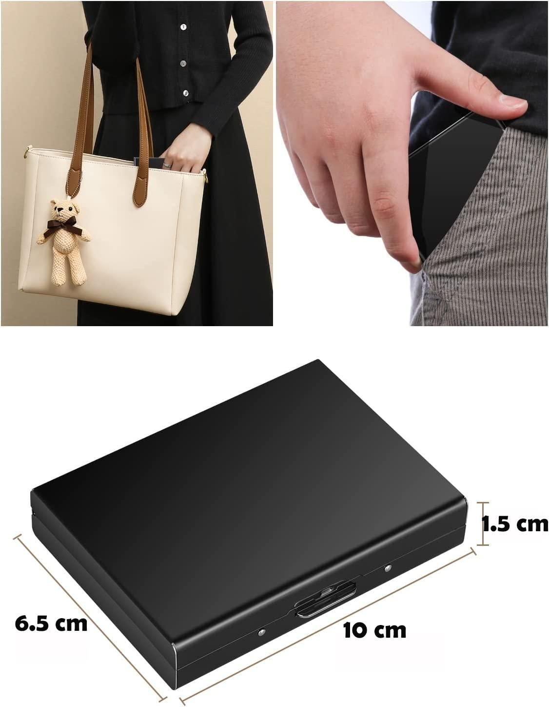 Passport Cover & Metal Card Holder(Combo)
