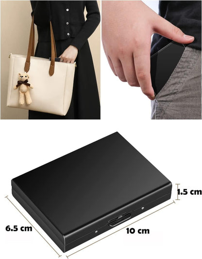 Passport Cover & Metal Card Holder(Combo)