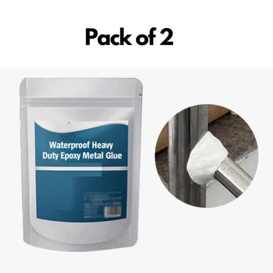 Waterproof Heavy Duty Epoxy Metal Glue 200 gm each Pack of 2